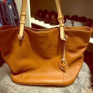 Michael Kors Tan Leather Handbag